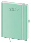 Týdenní diář 2027 B6 Print Pop světle zelený