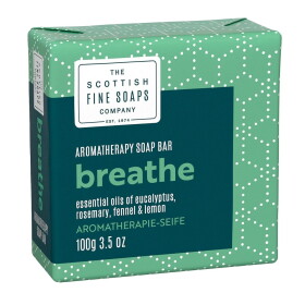 SCOTTISH FINE SOAPS Aromaterapeutické mýdlo Breathe 100 g, zelená barva