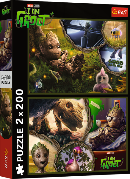 Puzzle 2x200 dílků I am Groot / Marvel Guardians of the Galaxy