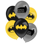 Balonky Batman 6 ks 27,5 cm Balonky Batman 6 ks 27,5 cm
