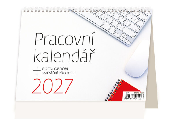 Stolní kalendář 2027 Helma Pracovní