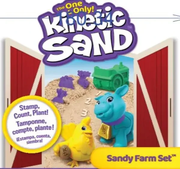 SPIN MASTER Kinetický písek Sandy Farm Set
