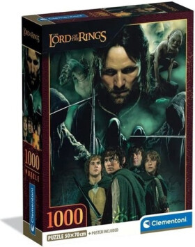 Puzzle Pán prstenů Společenstvo prstenu 1000 dílků