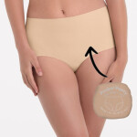 Pocket Panty vyšší kalhotky clean cut 1457 deep sand - Anita Classix 722 deep sand 38