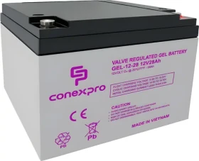Conexpro GEL-12-28 / Baterie / GEL / 12V/28Ah / T12-M5 / Deep Cycle (GEL-12-28)