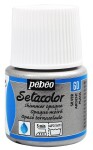 Barva na textil Pébéo Setacolor Shimmer 45 ml - Stříbrná metalická 60