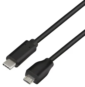 LogiLink USB-C - Micro-USB černá / Datový kabel / USB 2.0 / 0,5 m (CU0196)