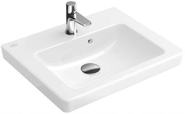 VILLEROY & BOCH - Subway 2.0 Umývátko nábytkové 50x40 cm, s přepadem a otvorem pro baterii, bílá 73155G01