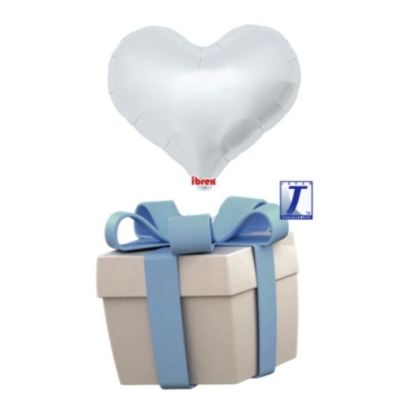 Létající balónek srdce stříbrné metalické 35 cm - TAKARA KOSAN Létající balónek srdce stříbrné metalické 35 cm - TAKARA KOSAN