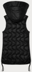 Černá dámská vesta s ozdobným prošíváním S'West (B8338-1) odstíny černé 52