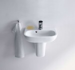 DURAVIT - D-Code Polosloup pro umyvadlo, bílá 08571800002