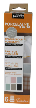 Pébéo Porcelaine 150 Sada III. 6 x 20 ml Chalk