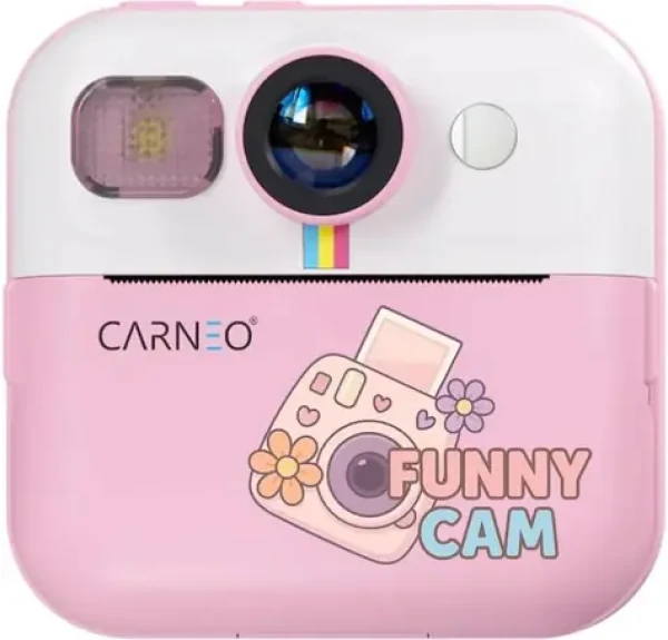 CARNEO Funny Cam Mini růžová / Dětský fotoaparát (8588010359094)