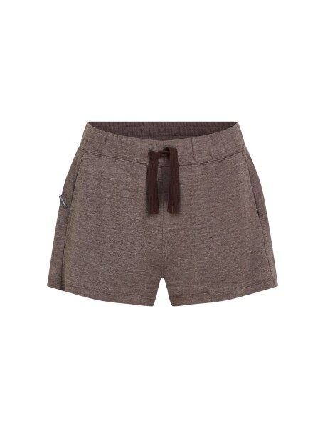 ICEBREAKER Wmns Mer Crush II Shorts, Bittersweet Hthr velikost: S