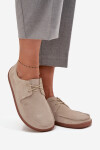 Dámské polobotky typu barefoot z přírodního semiše Zazoo 327 světle béžové 39