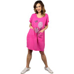 HOSH Dámské šaty Sora Velikost: UNI, Barva: Tyrkysová