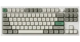 Keychron Q3 Max (Gateron Jupiter Banana) bílo-šedá / Klávesnice / Mechanická / Banana switch / Bezdrátová (Q3M-P4)