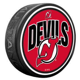 Mustang Puk New Jersey Devils NHL Wordmark
