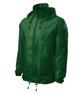 Windy větrovka unisex lahvově zelená S