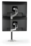 Ergotron LX Dual Stacking Arm Tall Pole stříbrná / Stolní držák s ramenem pro dva LCD / max. 40" / flexibilní (45-549-026)