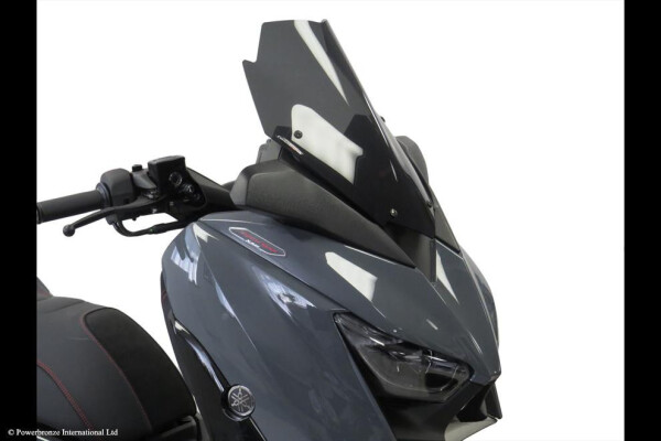 Yamaha X-Max125 18-22,X-Max300 17-22,X-Max400 18-20,Tricity300 20-25 Skútr plexi Powerbronze 400 mm - tmavě kouřová