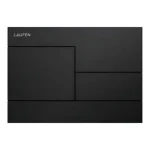 Laufen Ovládání splachování INEO SKYLINE matná černá / Duální splachování / Pro moduly INEO / 208×148 mm (H9001187160001)