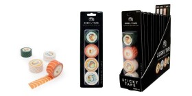 Washi páska Sushi 4 ks