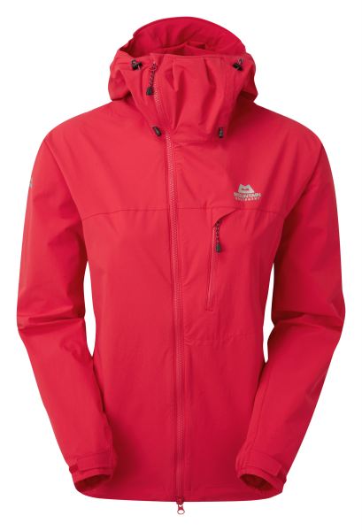 Dámská softshellová bunda MOUNTAIN EQUIPMENT Squall Hooded Jacket Capsicum red