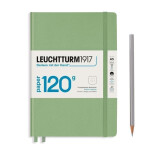 Leuchtturm1917 Zápisník 120G Sage A5 tečkovaný