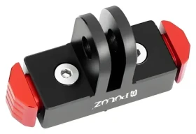 Puluz Magnetický držák pro GoPro HERO13 Black černo-červený / Držák / Magnetické rychloupínací uchycení / Letecký hliník (PU712R)
