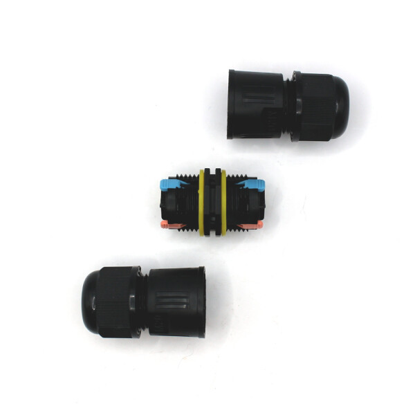 Kabelová rychlospojka DRÁTEK vodotěsná JL M20 5-8mm IP68 2pin