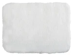 MSV Koupelnová předložka MICROFIBER bílá / 40 x 60 cm / polyester / protiskluzová