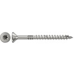 Fischer 657057 šrouby do dřevotřísky 4.5 mm 40 mm vnitřní korunka šestihranná, vnitřní hvězdice, TX , Torx, T profil Ušlechtilá ocel V2A odolný proti korozi