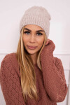 Fleecová čepice Anna K238 béžová UNI