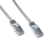 DATACOM / Patch kabel / UTP / CAT6 / plochý / 5 m / šedý (1444)