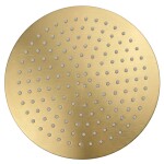 REA - Kulatá dešťová sprcha JS-P014BG 25cm Brush Gold REA-P8609
