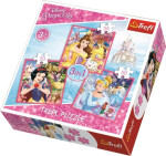 Puzzle Disney Kouzelný svět 3v1