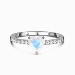 Royal Fashion stříbrný prsten GU-DR23089R-SILVER-MOONSTONE-TOPAZ Velikost: 6 (EU: 51-53)