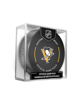 Inglasco / Sherwood Puk Pittsburgh Penguins Official Game Puck 2022-2023