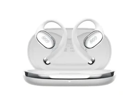 QCY Crossky R70 šedá / Bezdrátová sluchátka s mikrofonem / TWS / Bluetooth 6.0 / IPX5 / dobíjecí box (CT02 grey)