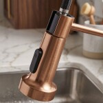 REA - Uzávěr s perlátorem pro kuchyňskou baterii Colin Brush Copper REA-B9700