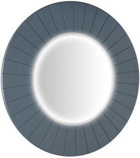 SAPHO - LUMIRO STRIP kulaté zrcadlo s LED osvětlením v rámu ø 90cm, siena LR950-4242S