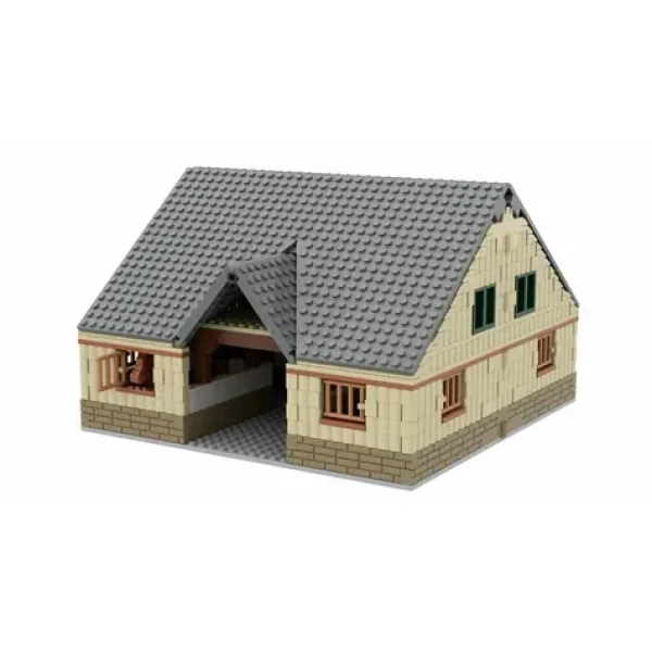 BRIXIES Plus 222.204 Stodola a koňská stáj 2 v 1