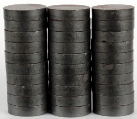 Magnety kulaté 20mm/30ks - šedé