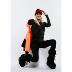 Dámské zateplené legíny černé - MAR-IA černá L