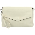 Stylová dámská koženková crossbody kabelka Loren, krémová