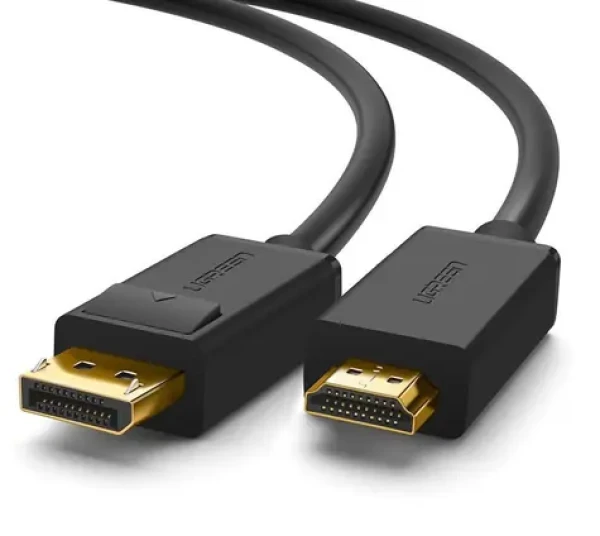 Ugreen DP101 černá / Kabel DisplayPort - HDMI / 1 m / 30 Hz (10238)