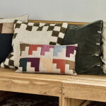 House Doctor Péřová výplň do polštáře 50 x 30 cm Off White, bílá barva, textil