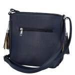 Trendy dámská koženková crossbody kabelka Lída, modrá