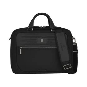 VICTORINOX Taška Mythic Compact Briefcase černá / Notebook 14" / Tablet 11" / 13 l / Nylon a kůže (653456)